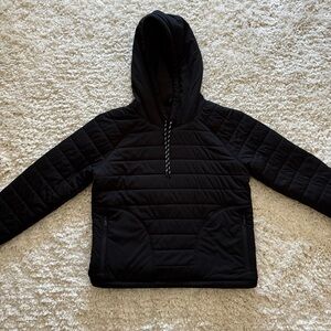 lululemon Black Quilted Reversible Hoodie